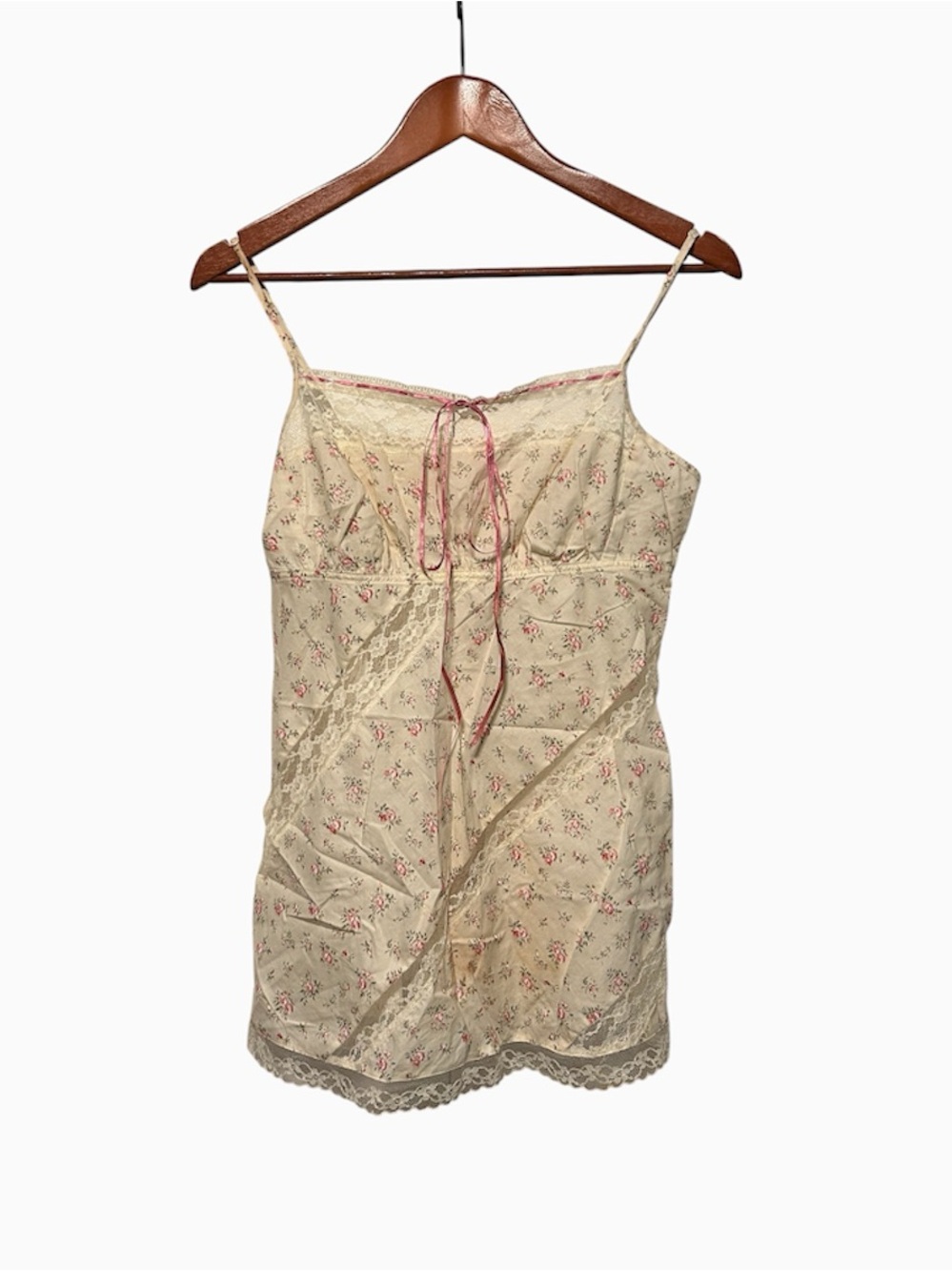 [Victoria’s Secret] Lace Floral Tank Coquette Fairycore Milkmaid